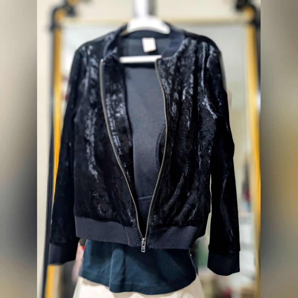 Kids Black Velvet Jacket 5T for Boy and Girl